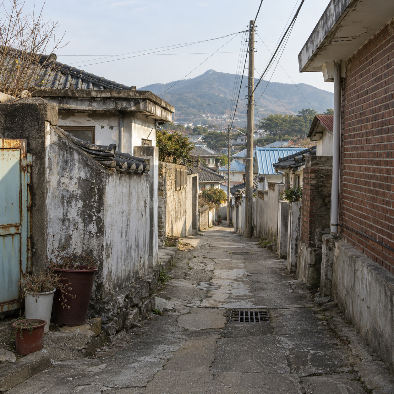 오래된 골목의 새로운 변화 작업 전